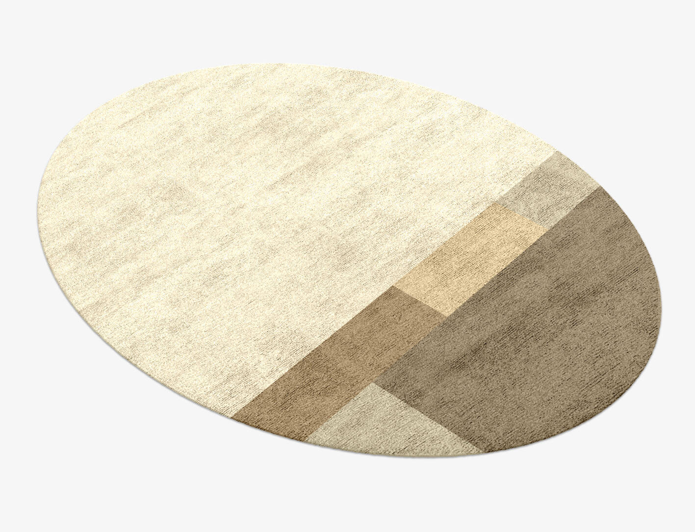 Conflate  Oval Hand Knotted Bamboo Silk Custom Rug by Rug Artisan