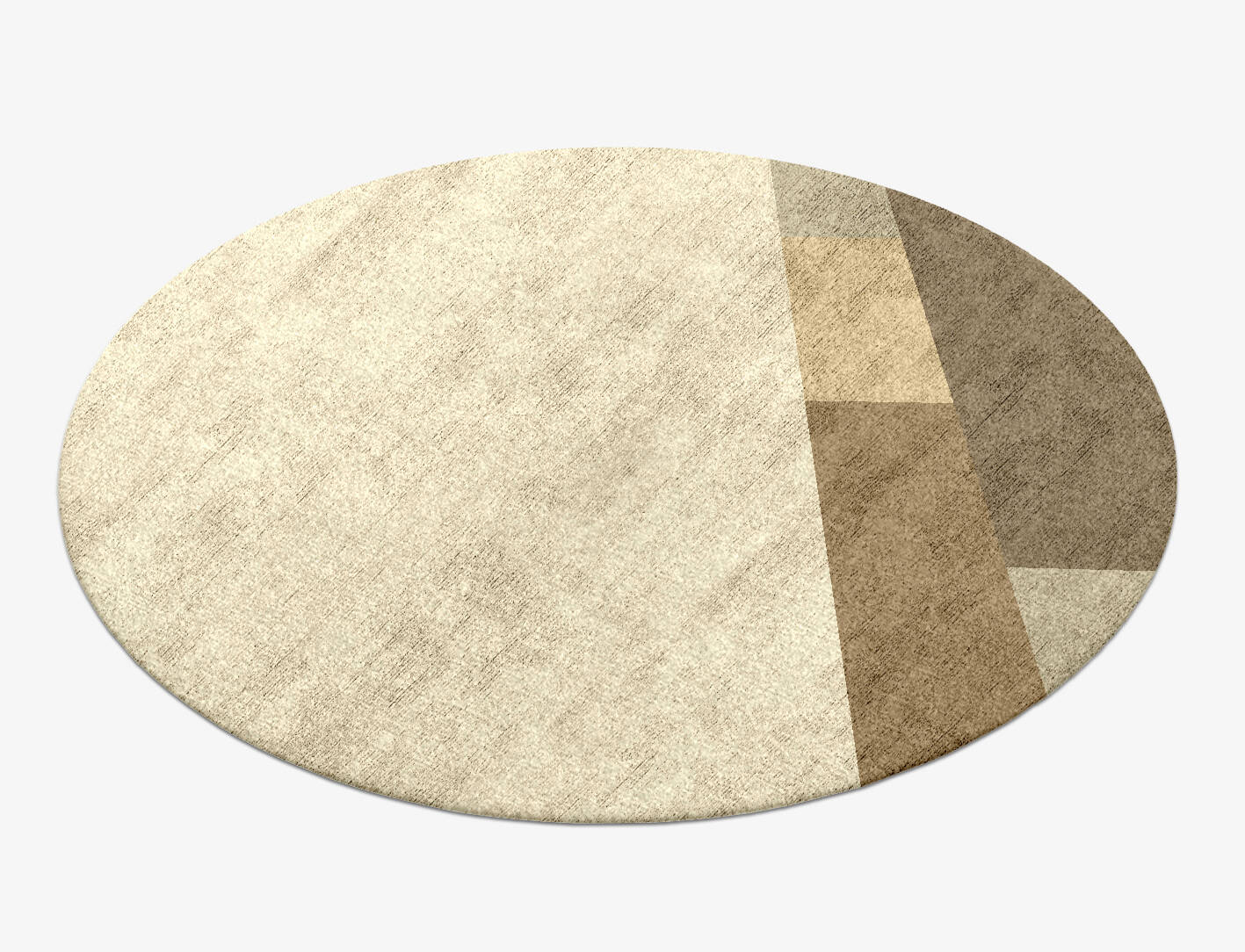 Conflate  Round Hand Knotted Bamboo Silk Custom Rug by Rug Artisan
