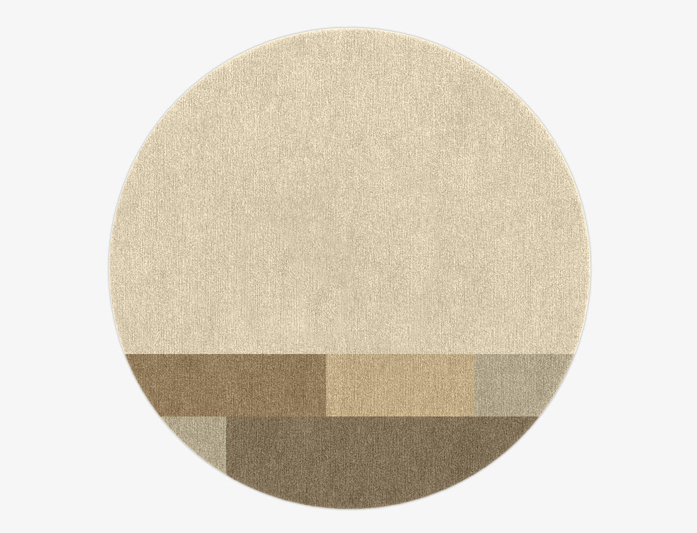 Conflate  Round Hand Knotted Tibetan Wool Custom Rug by Rug Artisan