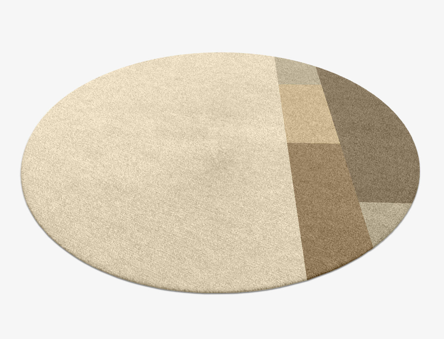 Conflate  Round Hand Knotted Tibetan Wool Custom Rug by Rug Artisan