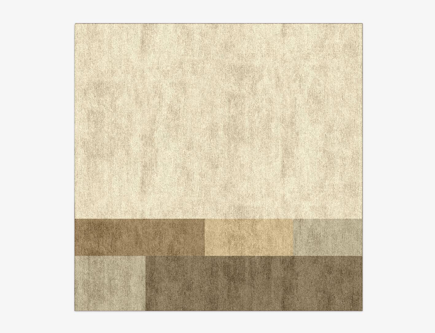 Conflate  Square Hand Knotted Bamboo Silk Custom Rug by Rug Artisan