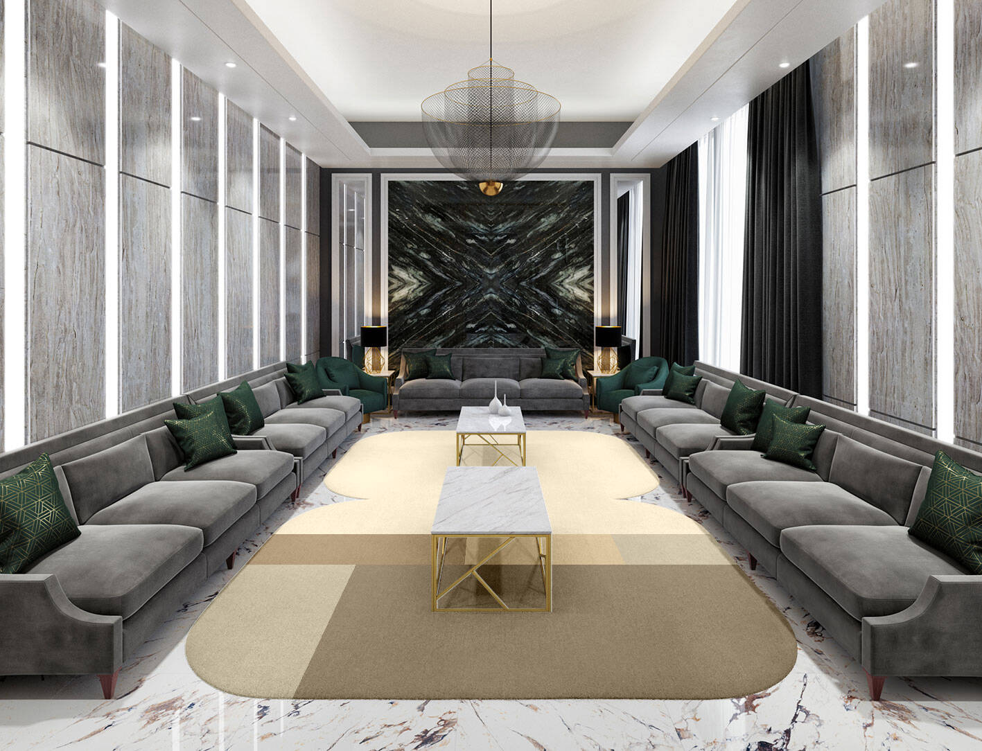 Conflate  Eight Hand Tufted Pure Wool Custom Rug by Rug Artisan