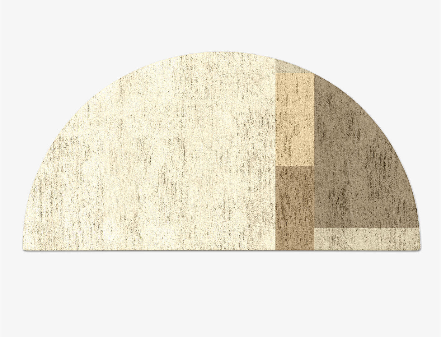Conflate  Halfmoon Hand Tufted Bamboo Silk Custom Rug by Rug Artisan