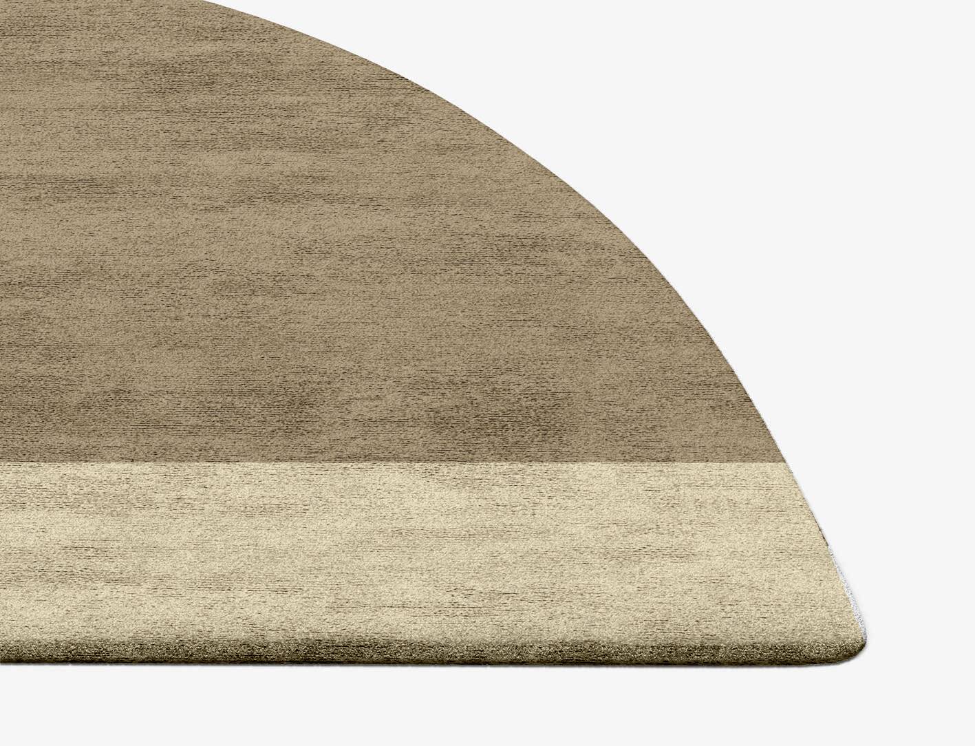 Conflate  Halfmoon Hand Tufted Bamboo Silk Custom Rug by Rug Artisan
