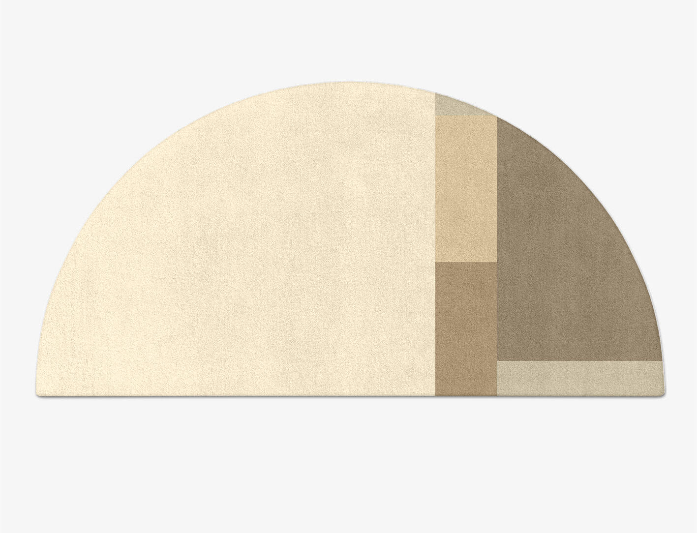 Conflate  Halfmoon Hand Tufted Pure Wool Custom Rug by Rug Artisan