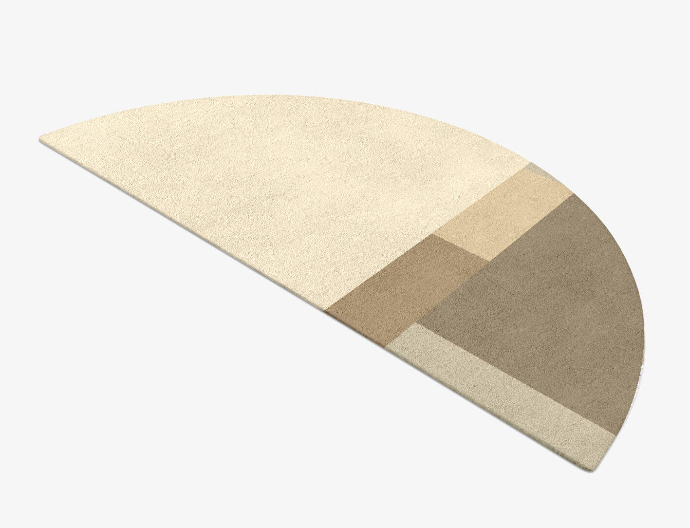 Conflate  Halfmoon Hand Tufted Pure Wool Custom Rug by Rug Artisan