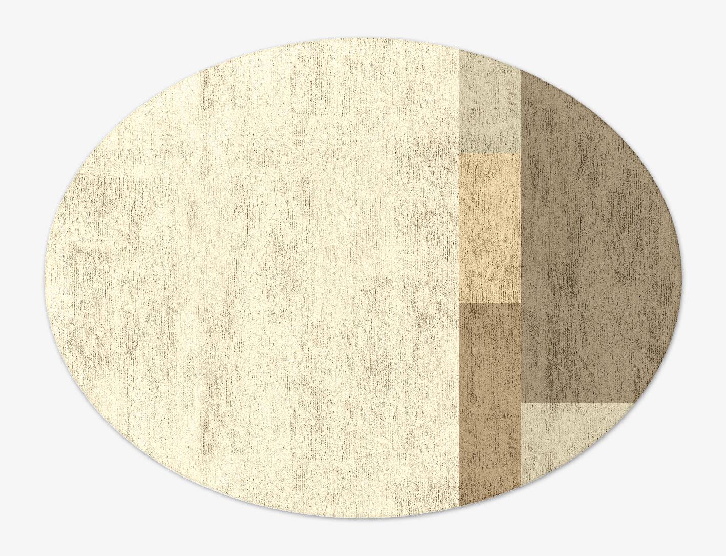 Conflate  Oval Hand Tufted Bamboo Silk Custom Rug by Rug Artisan