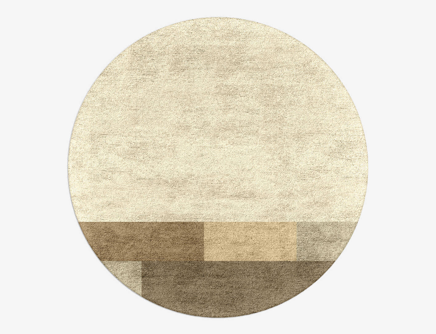 Conflate  Round Hand Tufted Bamboo Silk Custom Rug by Rug Artisan