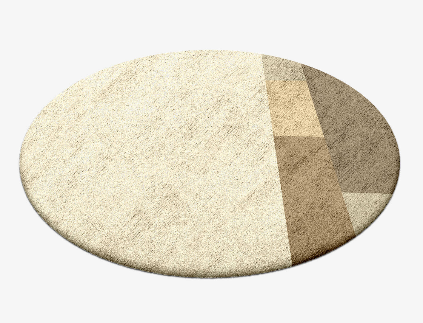 Conflate  Round Hand Tufted Bamboo Silk Custom Rug by Rug Artisan
