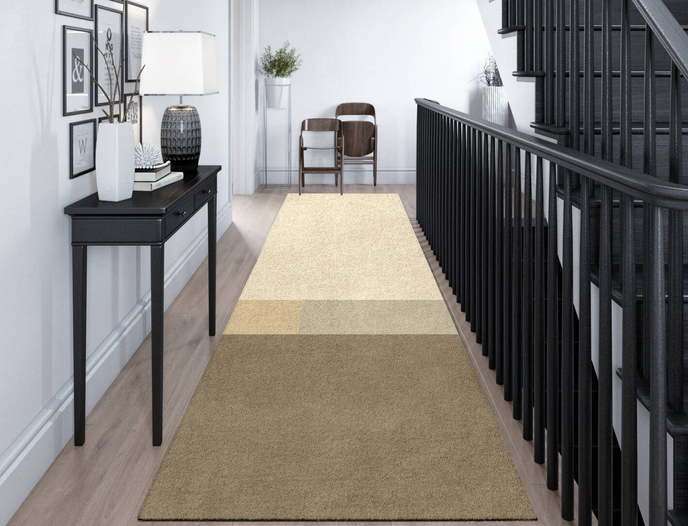 Conflate  Runner Hand Tufted Pure Wool Custom Rug by Rug Artisan