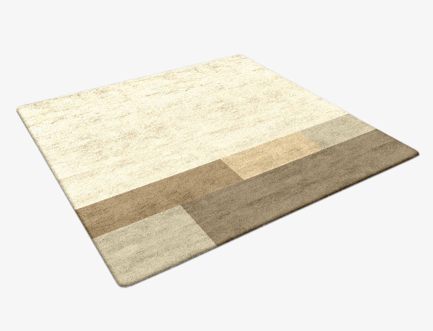 Conflate  Square Hand Tufted Bamboo Silk Custom Rug by Rug Artisan