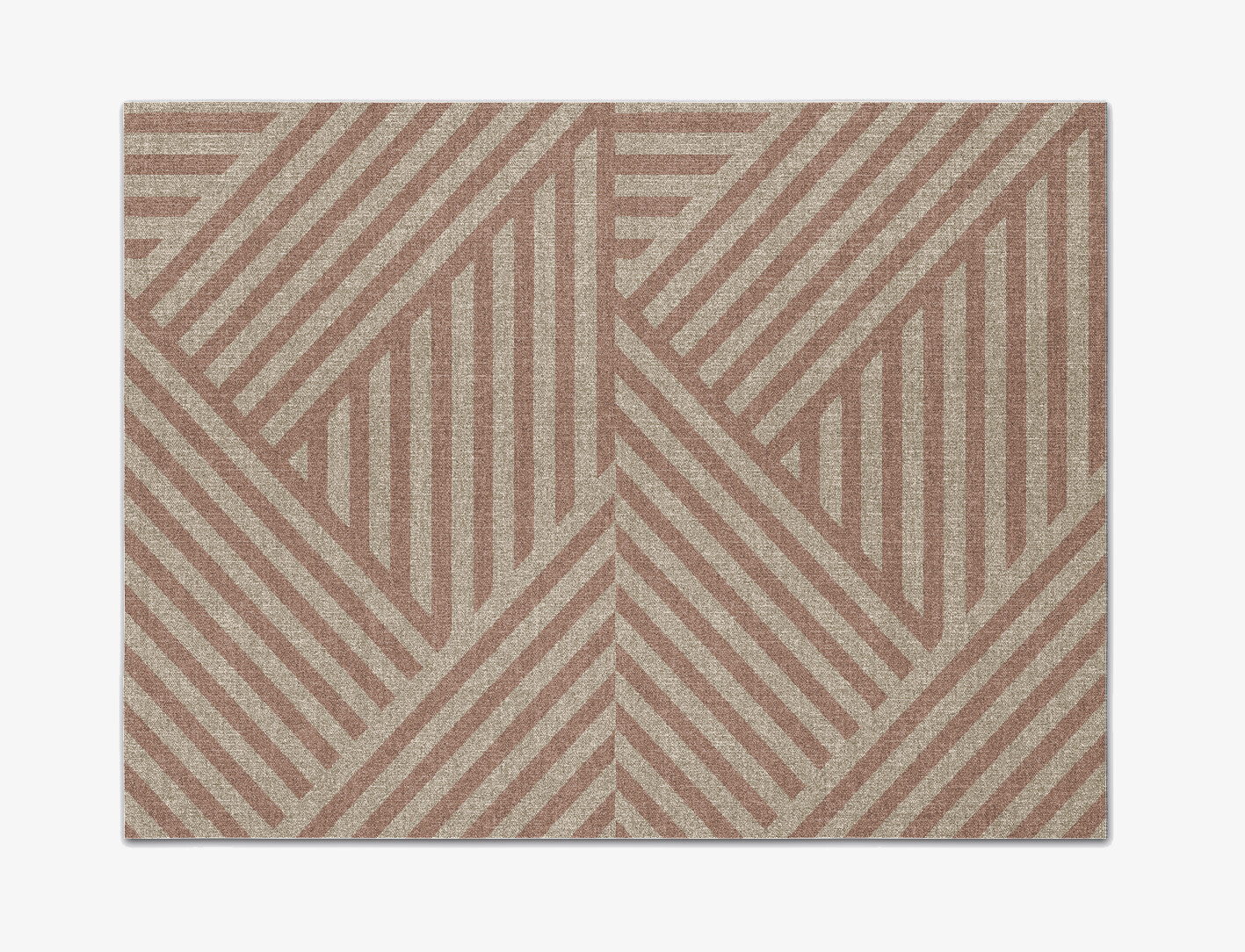 Conjunct Minimalist Rectangle Flatweave New Zealand Wool Custom Rug by Rug Artisan