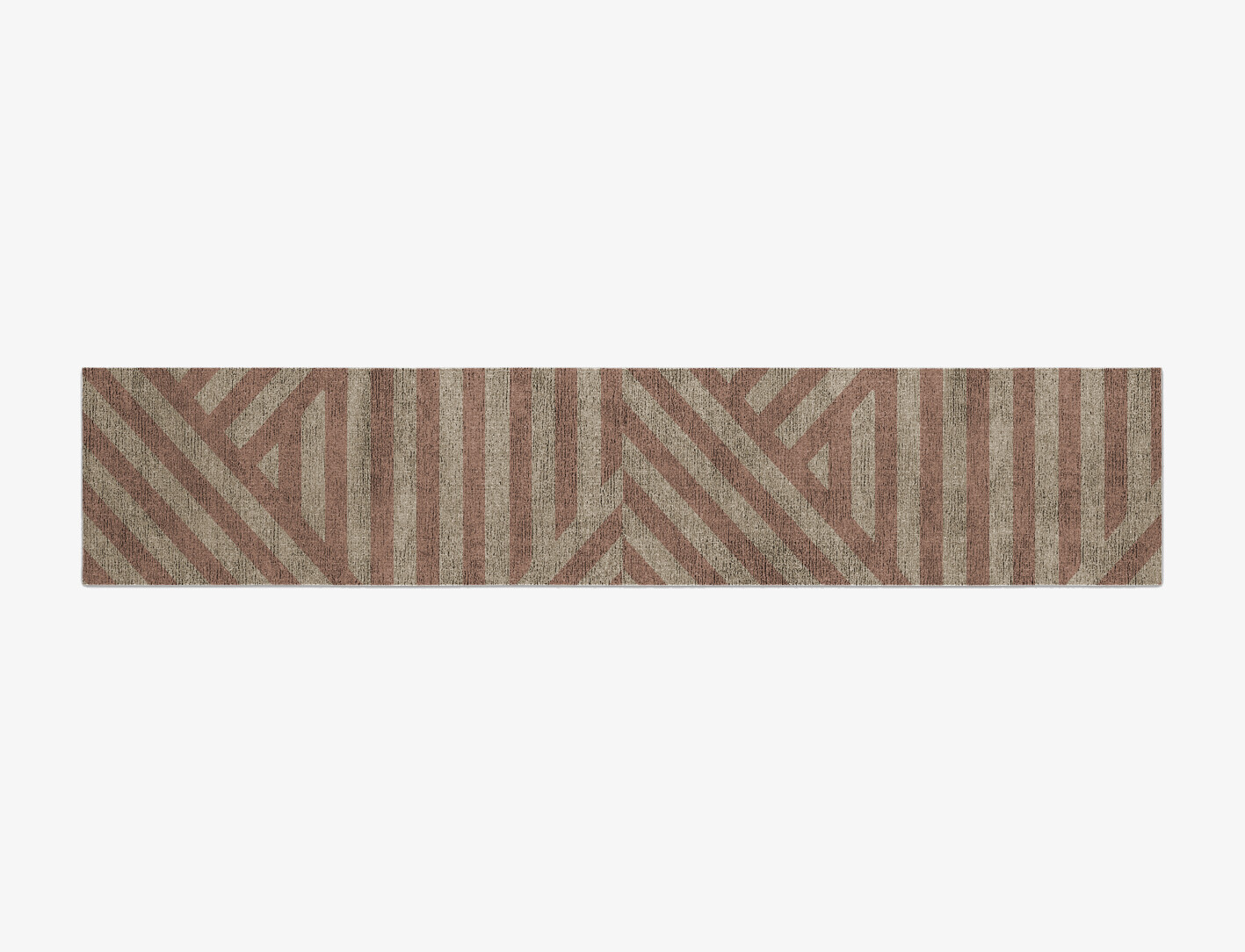 Conjunct Minimalist Runner Flatweave Bamboo Silk Custom Rug by Rug Artisan