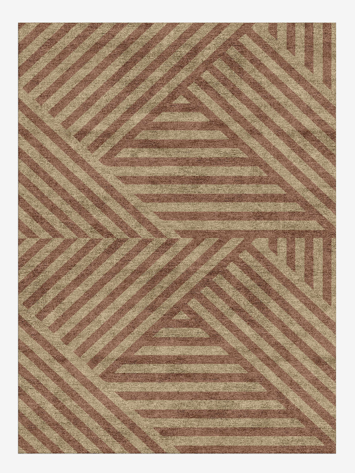 Conjunct Minimalist Rectangle Hand Knotted Bamboo Silk Custom Rug by Rug Artisan