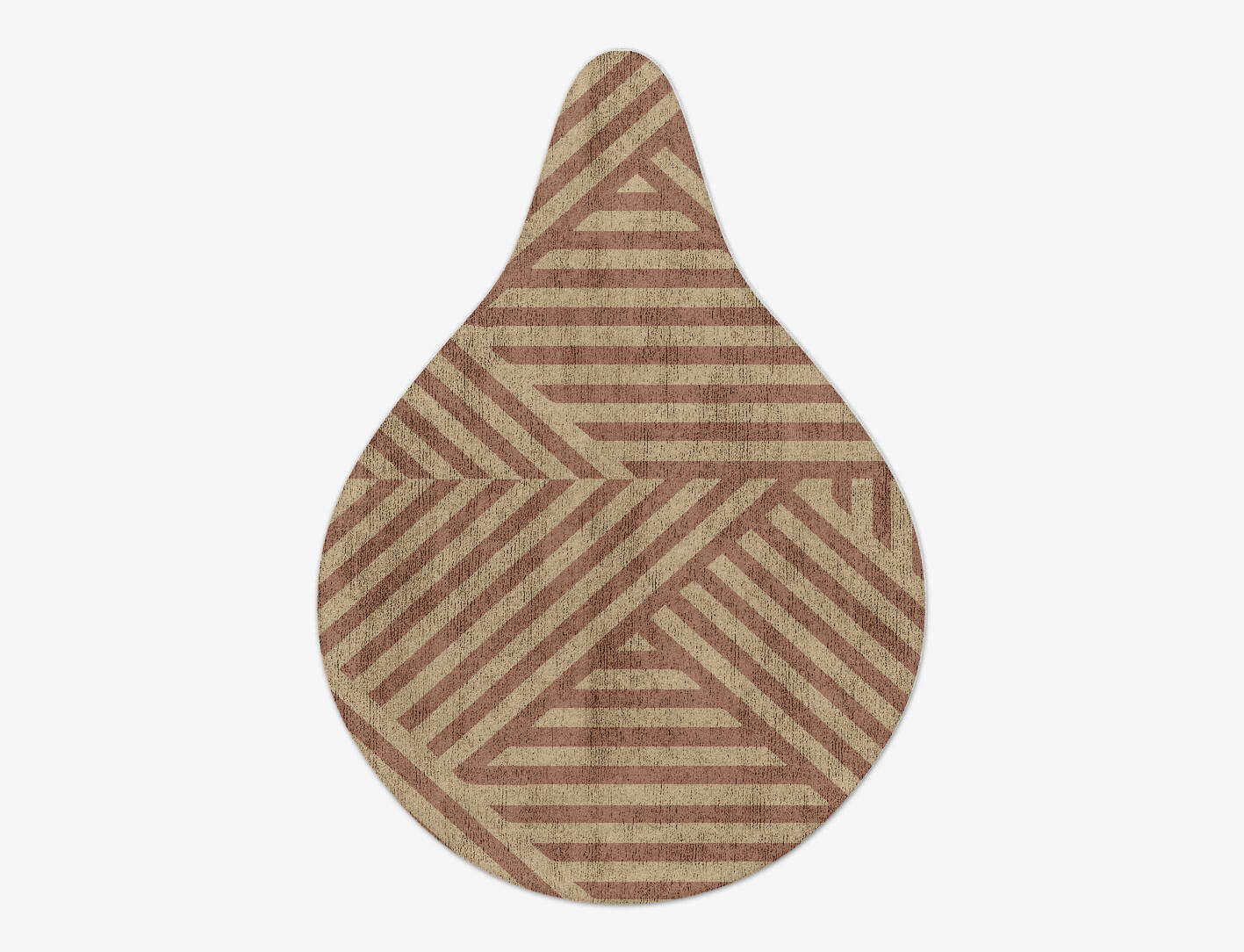 Conjunct Minimalist Drop Hand Tufted Bamboo Silk Custom Rug by Rug Artisan
