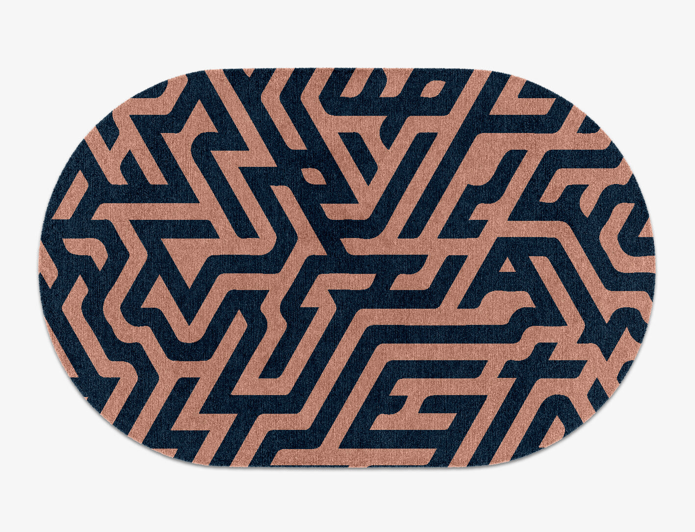 Conrad Geometric Capsule Hand Knotted Tibetan Wool Custom Rug by Rug Artisan
