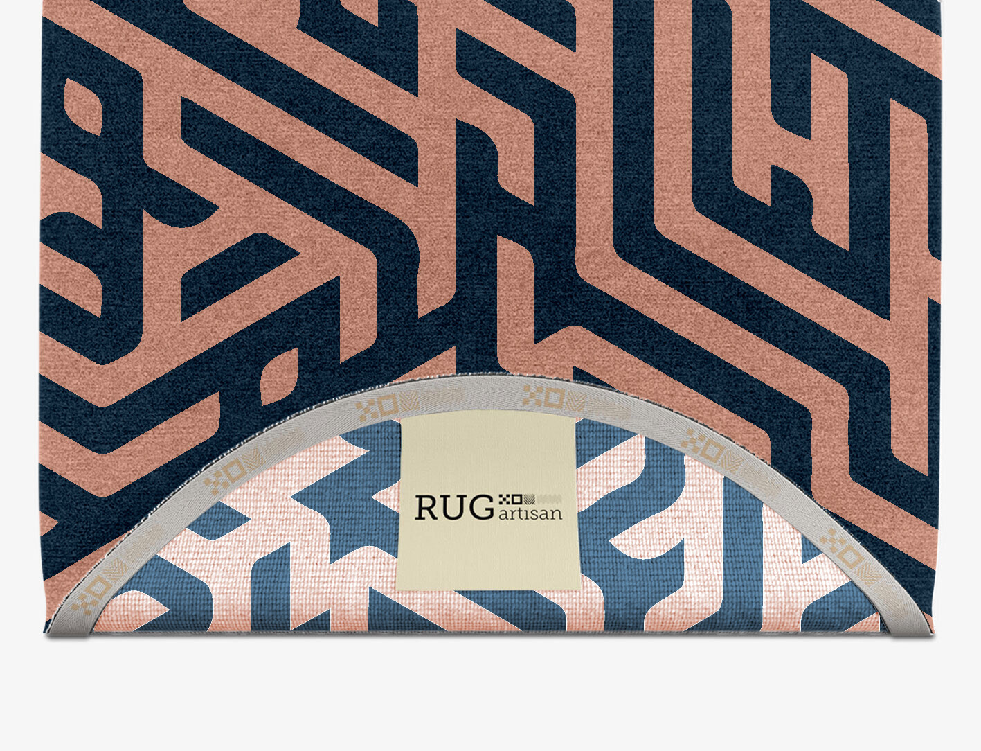 Conrad Geometric Capsule Hand Knotted Tibetan Wool Custom Rug by Rug Artisan