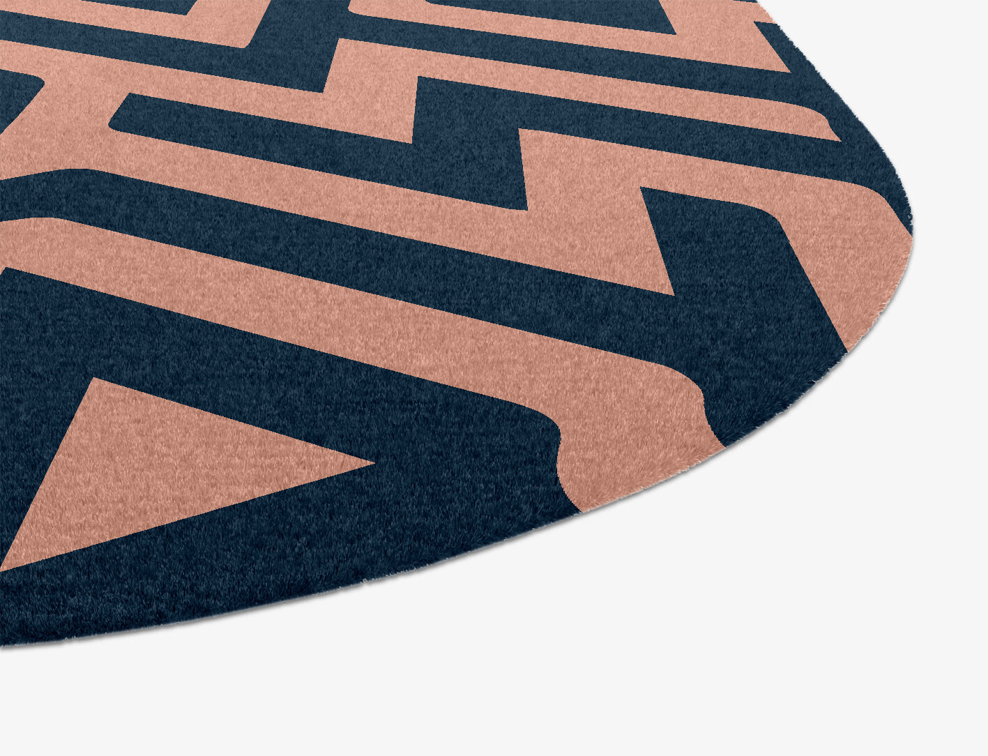 Conrad Geometric Oblong Hand Knotted Tibetan Wool Custom Rug by Rug Artisan