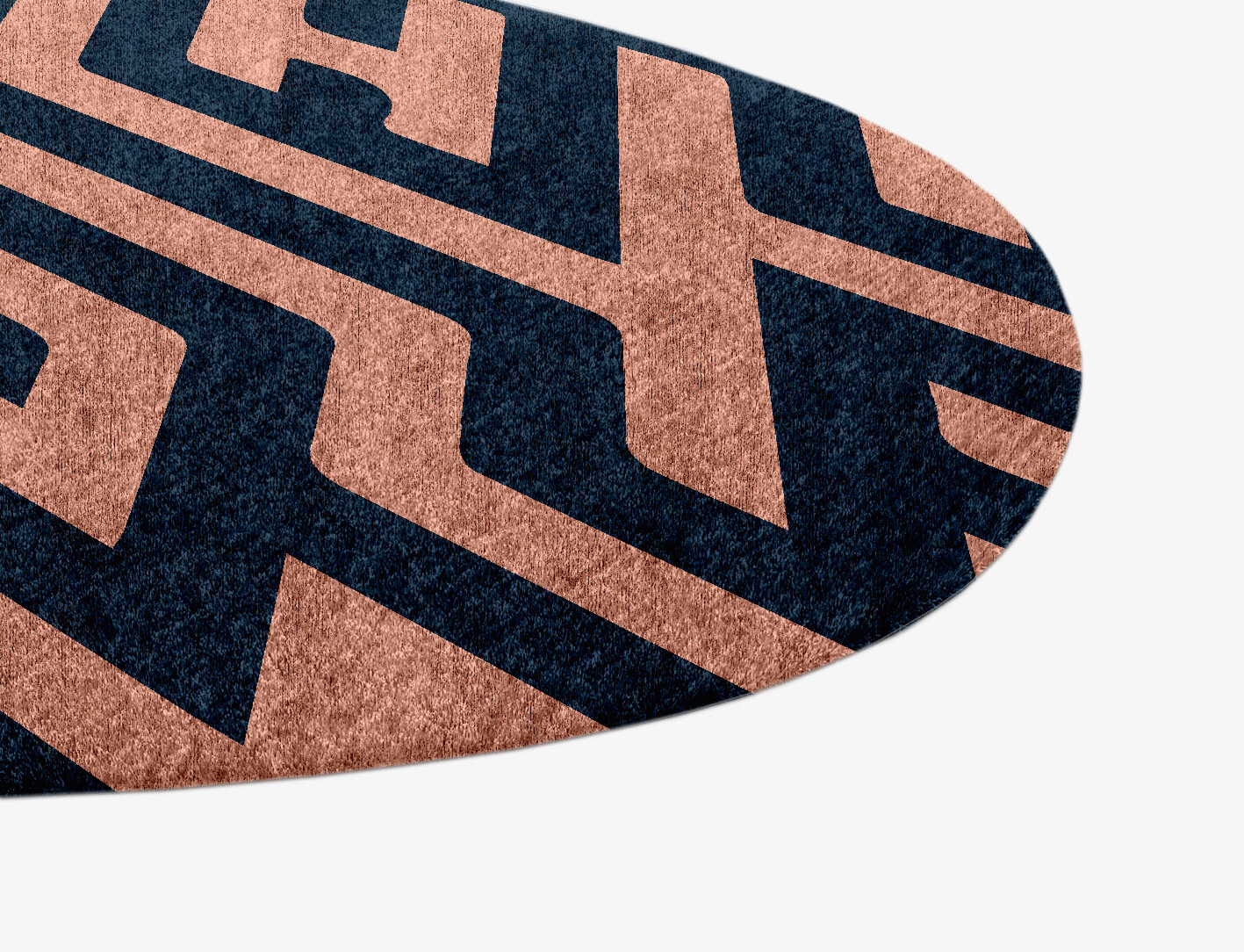 Conrad Geometric Splash Hand Knotted Bamboo Silk Custom Rug by Rug Artisan