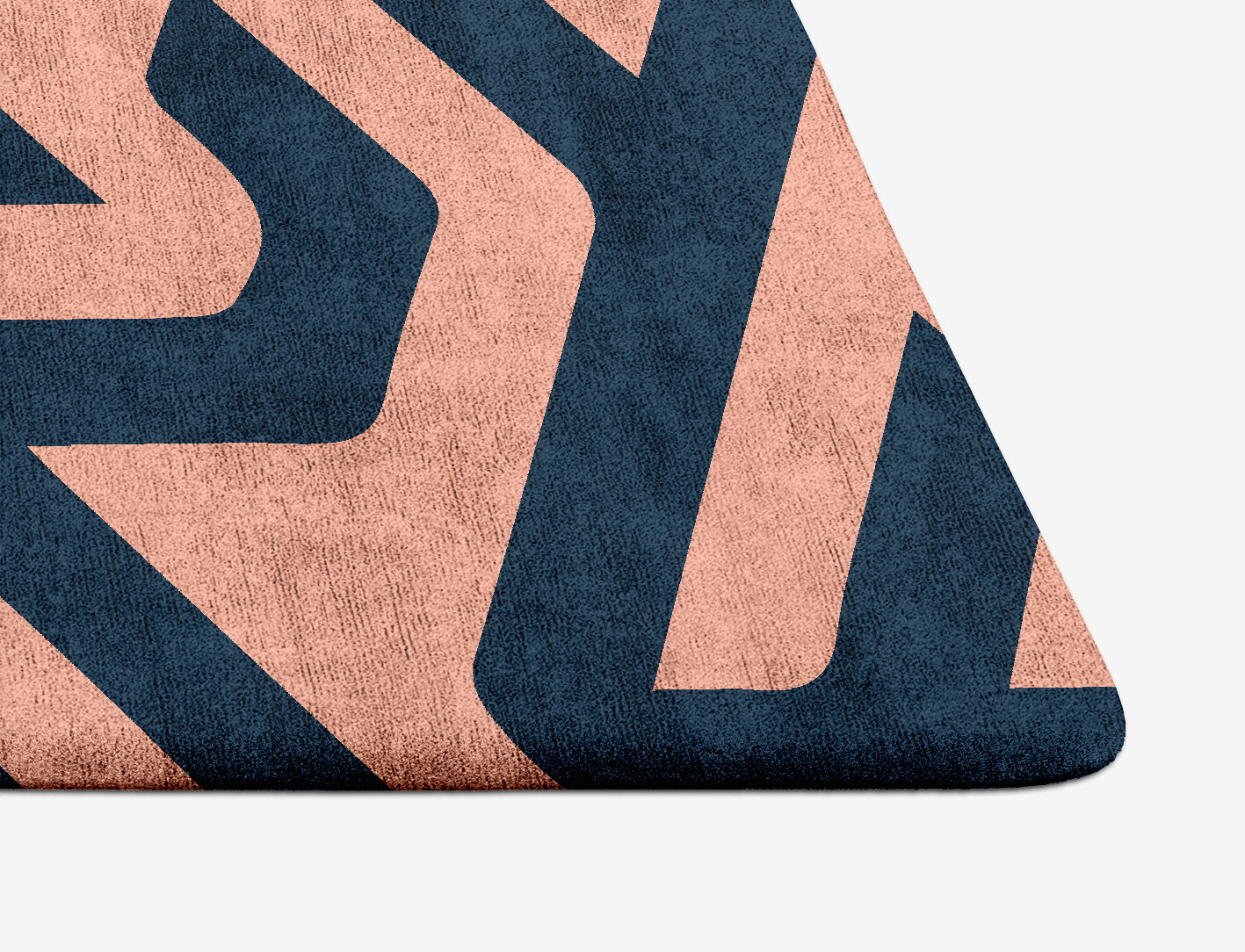 Conrad Geometric Arch Hand Tufted Bamboo Silk Custom Rug by Rug Artisan