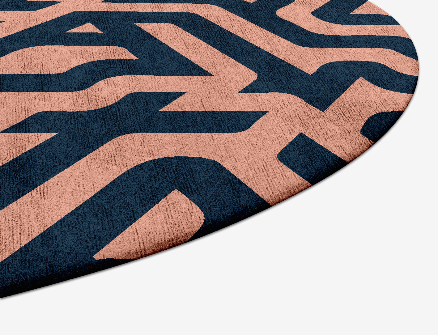 Conrad Geometric Capsule Hand Tufted Bamboo Silk Custom Rug by Rug Artisan