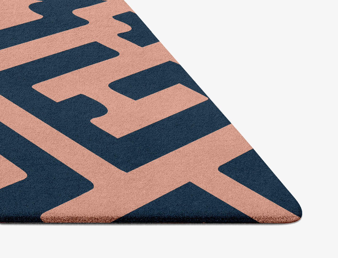 Conrad Geometric Diamond Hand Tufted Pure Wool Custom Rug by Rug Artisan