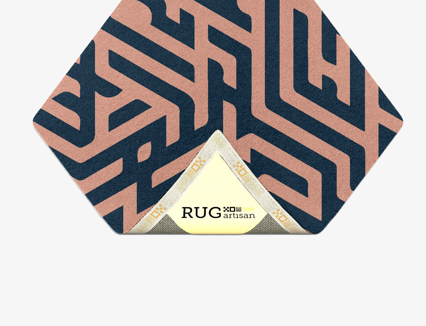 Conrad Geometric Diamond Hand Tufted Pure Wool Custom Rug by Rug Artisan