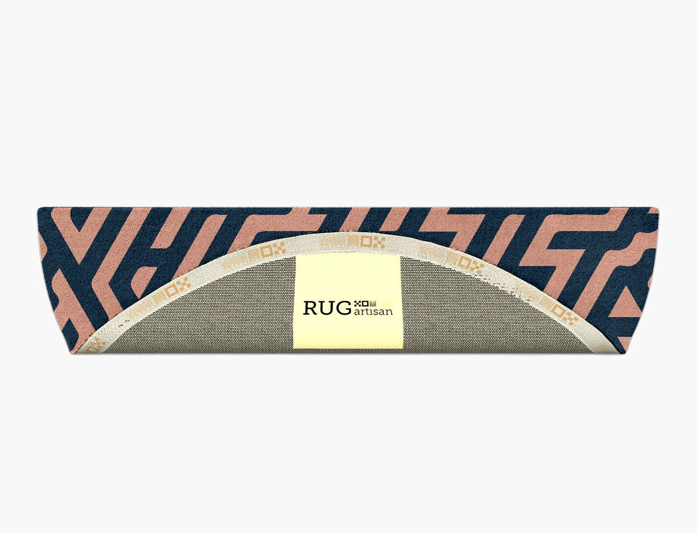 Conrad Geometric Halfmoon Hand Tufted Pure Wool Custom Rug by Rug Artisan