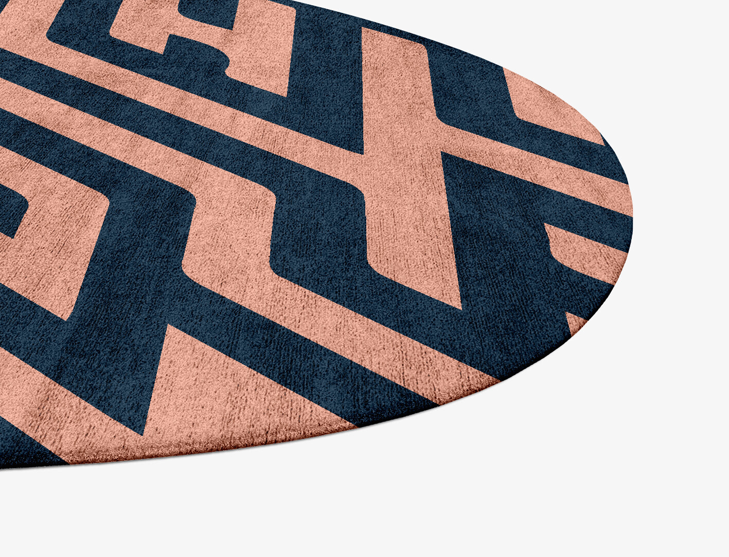 Conrad Geometric Splash Hand Tufted Bamboo Silk Custom Rug by Rug Artisan