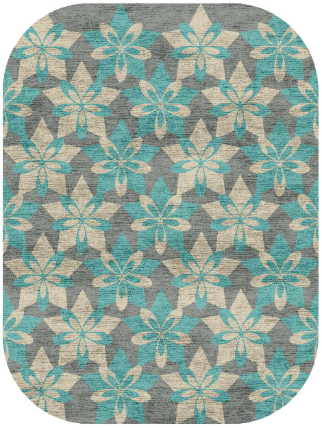 Contour Kids Oblong Hand Knotted Bamboo Silk Custom Rug by Rug Artisan