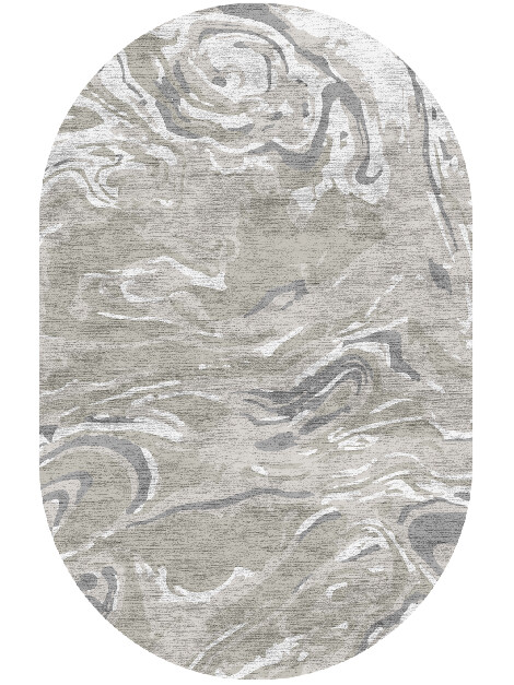 Contours Surface Art Capsule Hand Knotted Bamboo Silk Custom Rug by Rug Artisan