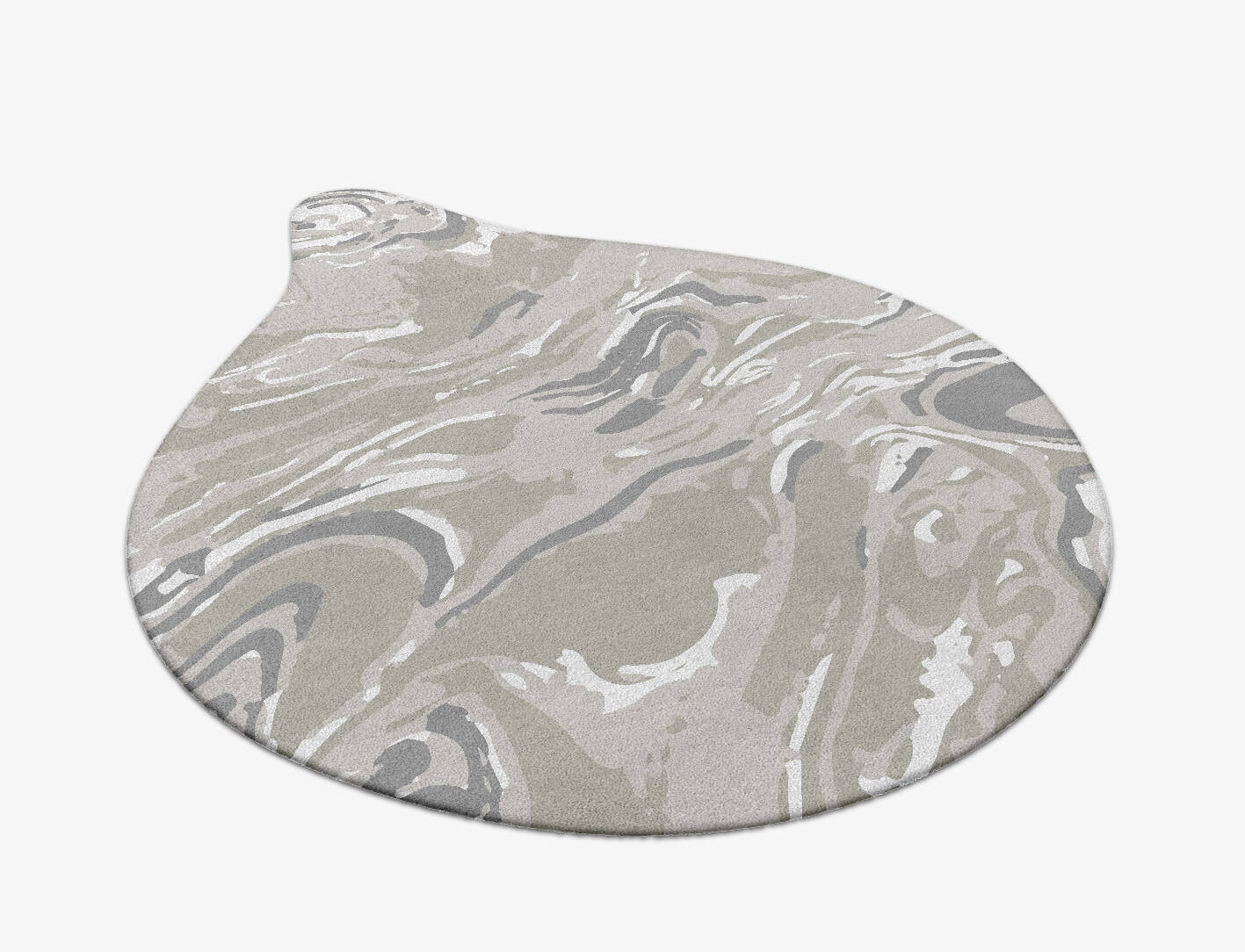 Contours Surface Art Drop Hand Tufted Pure Wool Custom Rug by Rug Artisan