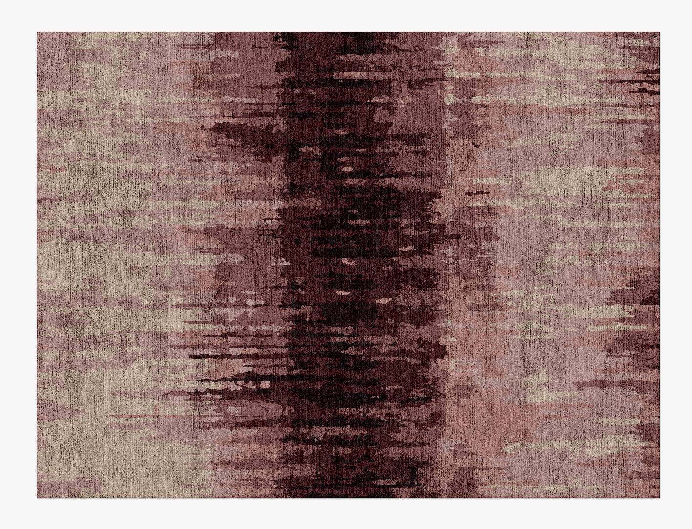 Copper Gradation Rectangle Hand Knotted Bamboo Silk Custom Rug by Rug Artisan