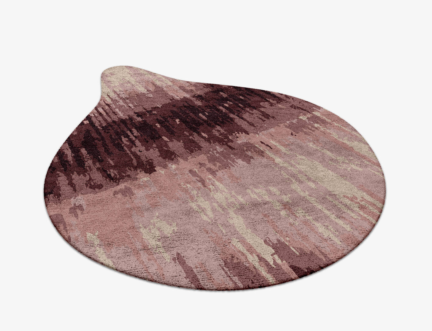 Copper Gradation Drop Hand Tufted Bamboo Silk Custom Rug by Rug Artisan