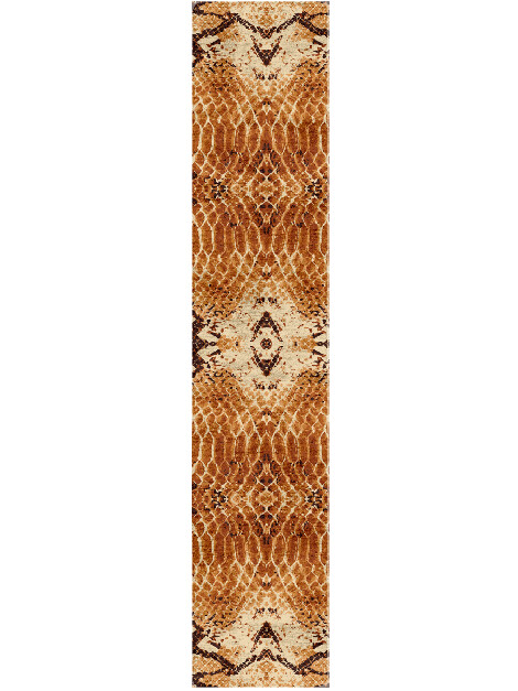 Copperhead Animal Prints Runner Hand Tufted Bamboo Silk Custom Rug by Rug Artisan