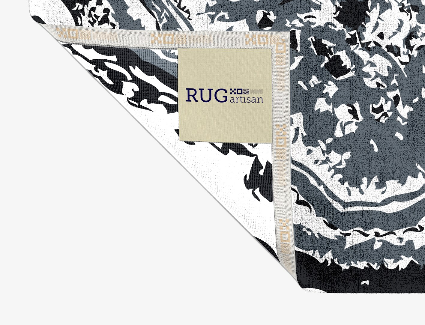 Coral Ash Monochrome Rectangle Hand Knotted Bamboo Silk Custom Rug by Rug Artisan