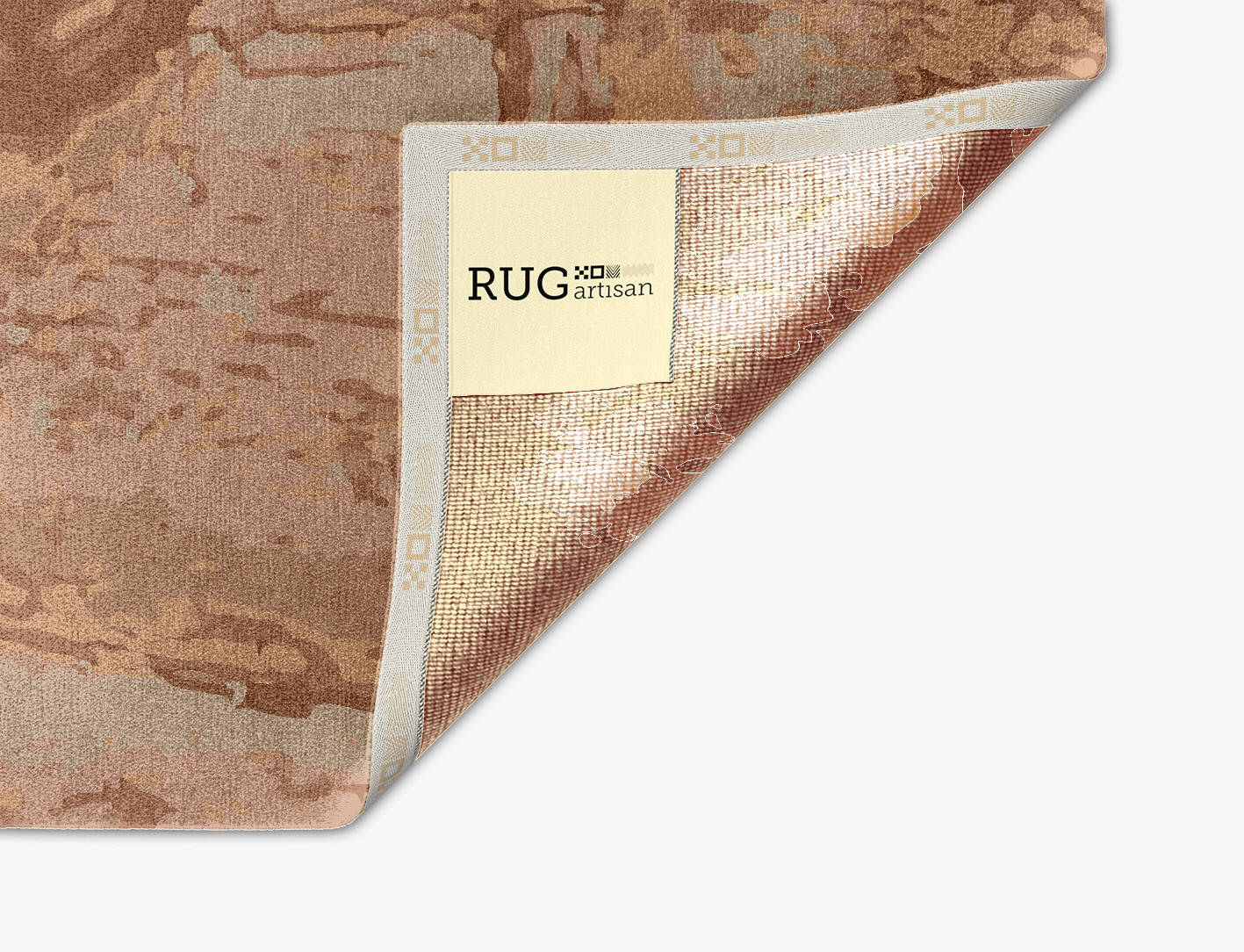 Corrosion Brush Strokes Arch Hand Knotted Tibetan Wool Custom Rug by Rug Artisan