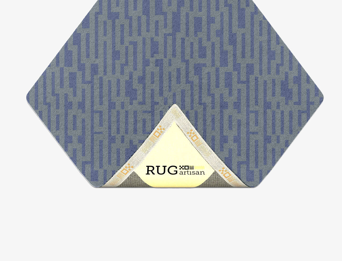Cortex Geometric Diamond Hand Tufted Pure Wool Custom Rug by Rug Artisan