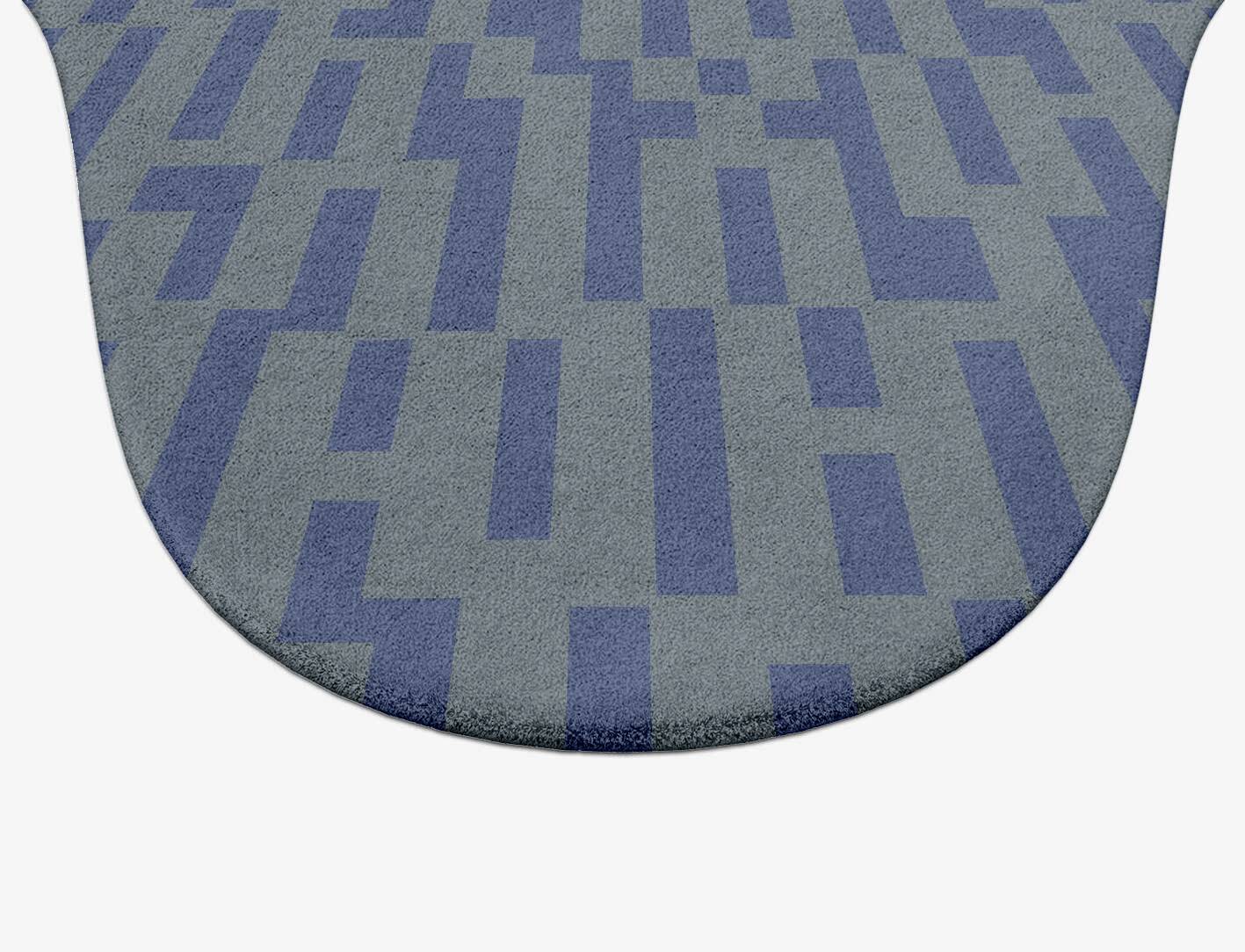 Cortex Geometric Drop Hand Tufted Pure Wool Custom Rug by Rug Artisan