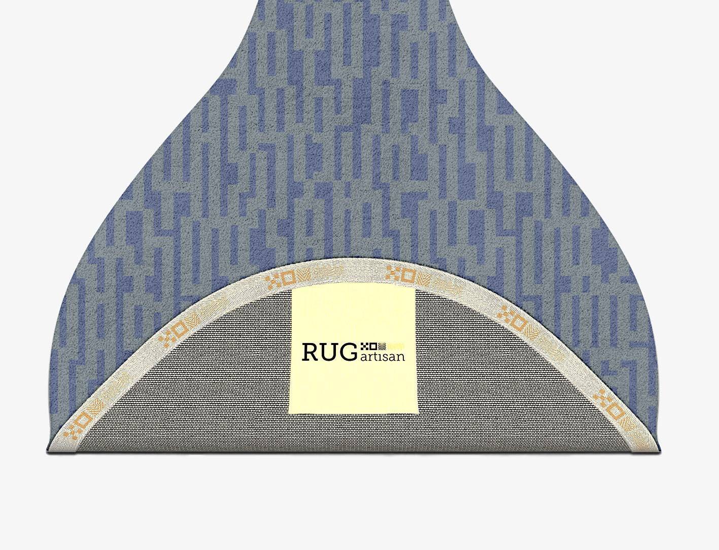 Cortex Geometric Drop Hand Tufted Pure Wool Custom Rug by Rug Artisan