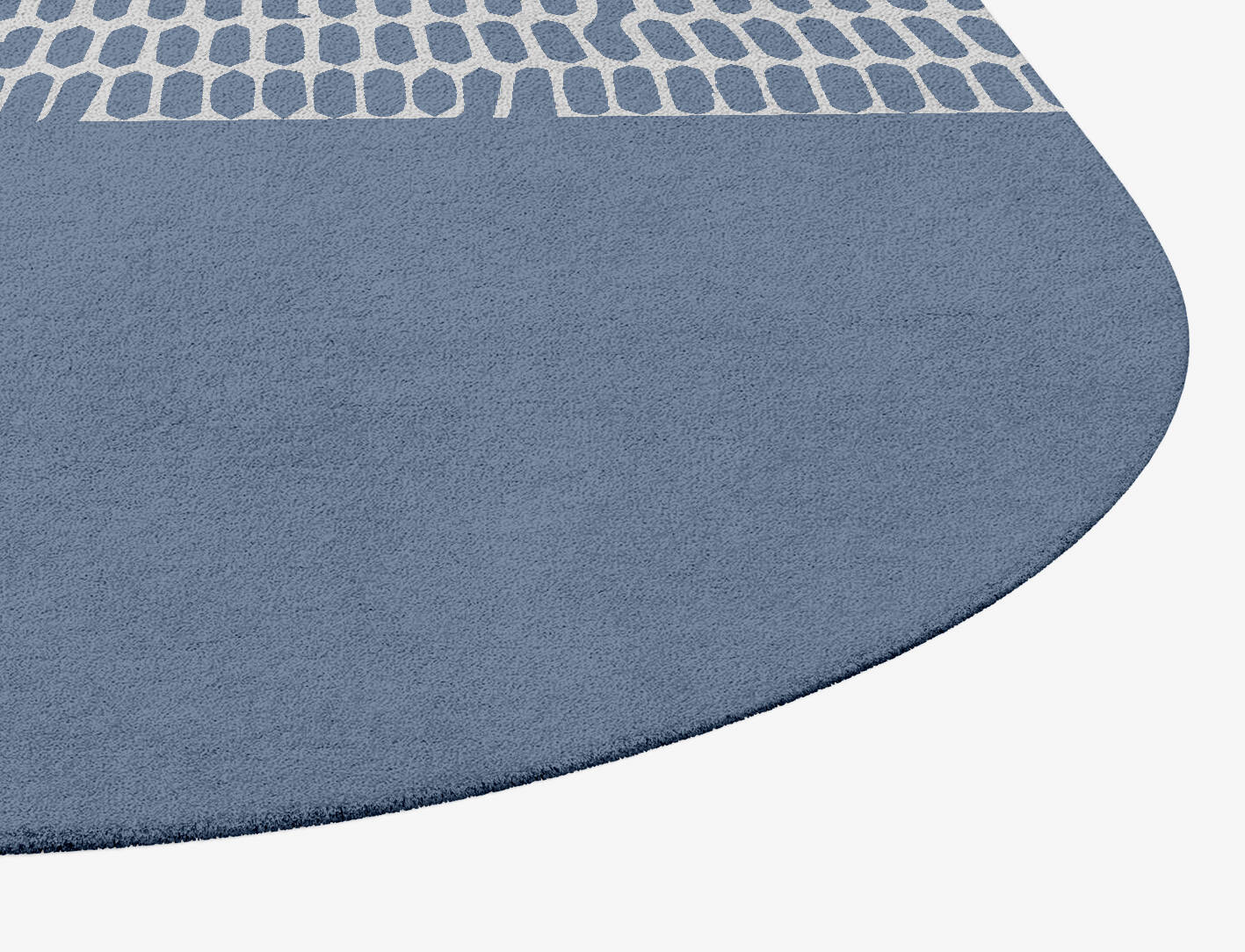 Course Cerulean Eight Hand Tufted Pure Wool Custom Rug by Rug Artisan