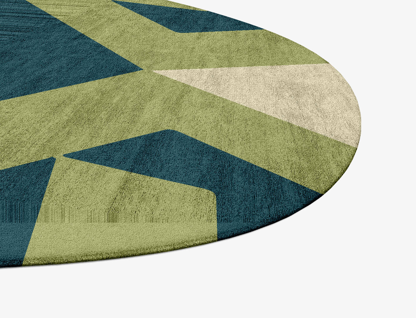 Courtyard Modern Geometrics Splash Hand Tufted Bamboo Silk Custom Rug by Rug Artisan