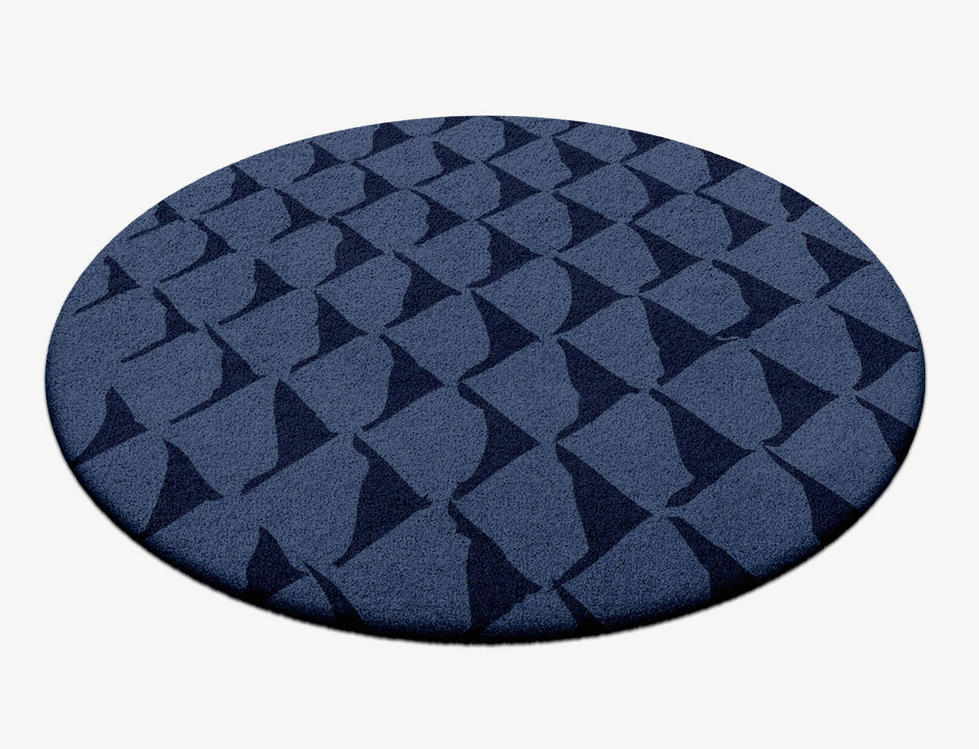 Covey Abstract Round Hand Tufted Pure Wool Custom Rug by Rug Artisan