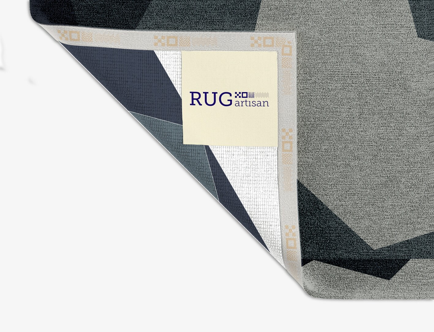 Craft Geometric Square Hand Knotted Tibetan Wool Custom Rug by Rug Artisan