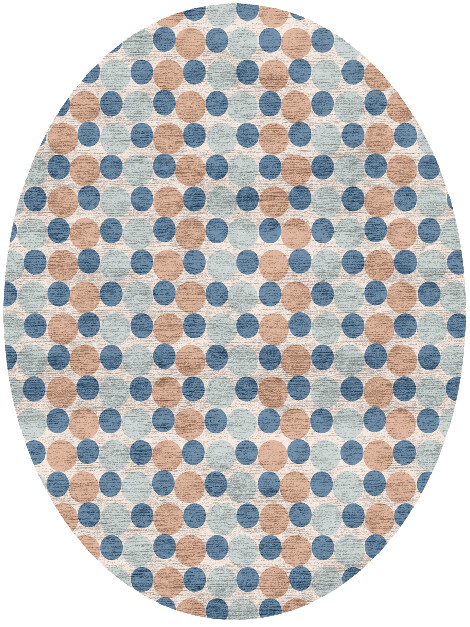 Crazyballs Kids Oval Hand Knotted Bamboo Silk Custom Rug by Rug Artisan