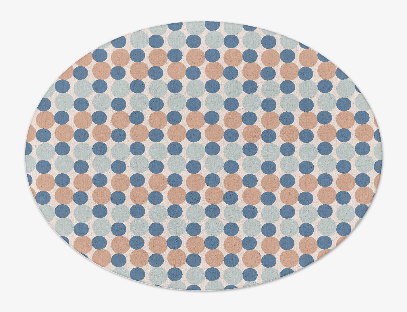 Crazyballs Kids Oval Hand Tufted Pure Wool Custom Rug by Rug Artisan