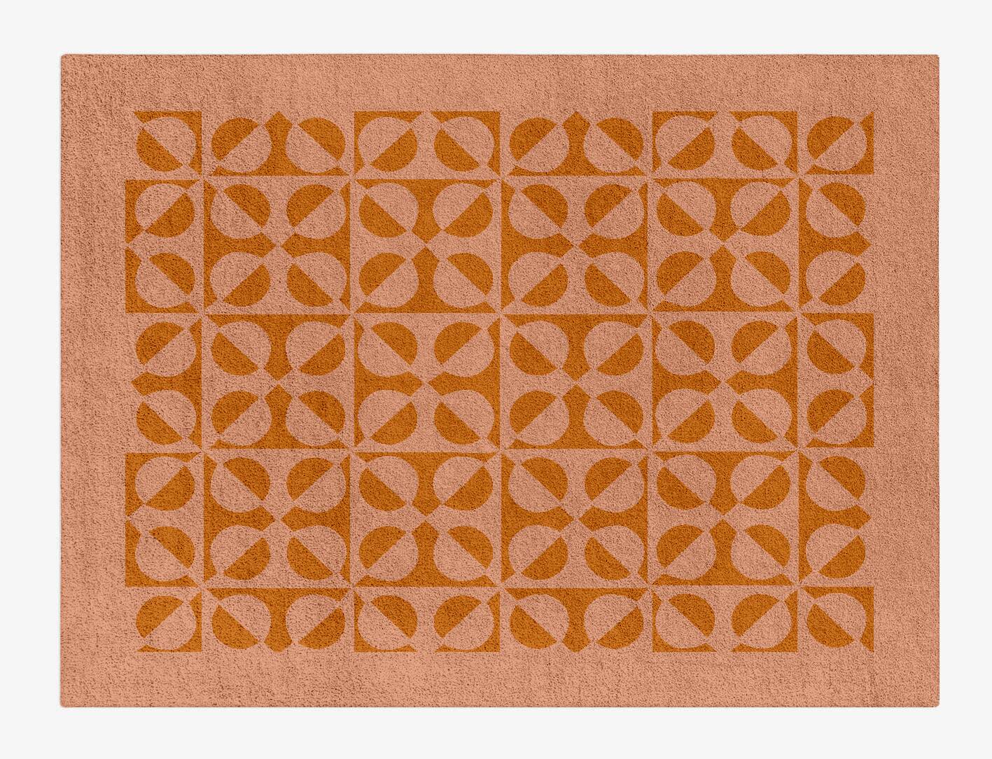 Crescent Geometric Rectangle Hand Tufted Pure Wool Custom Rug by Rug Artisan