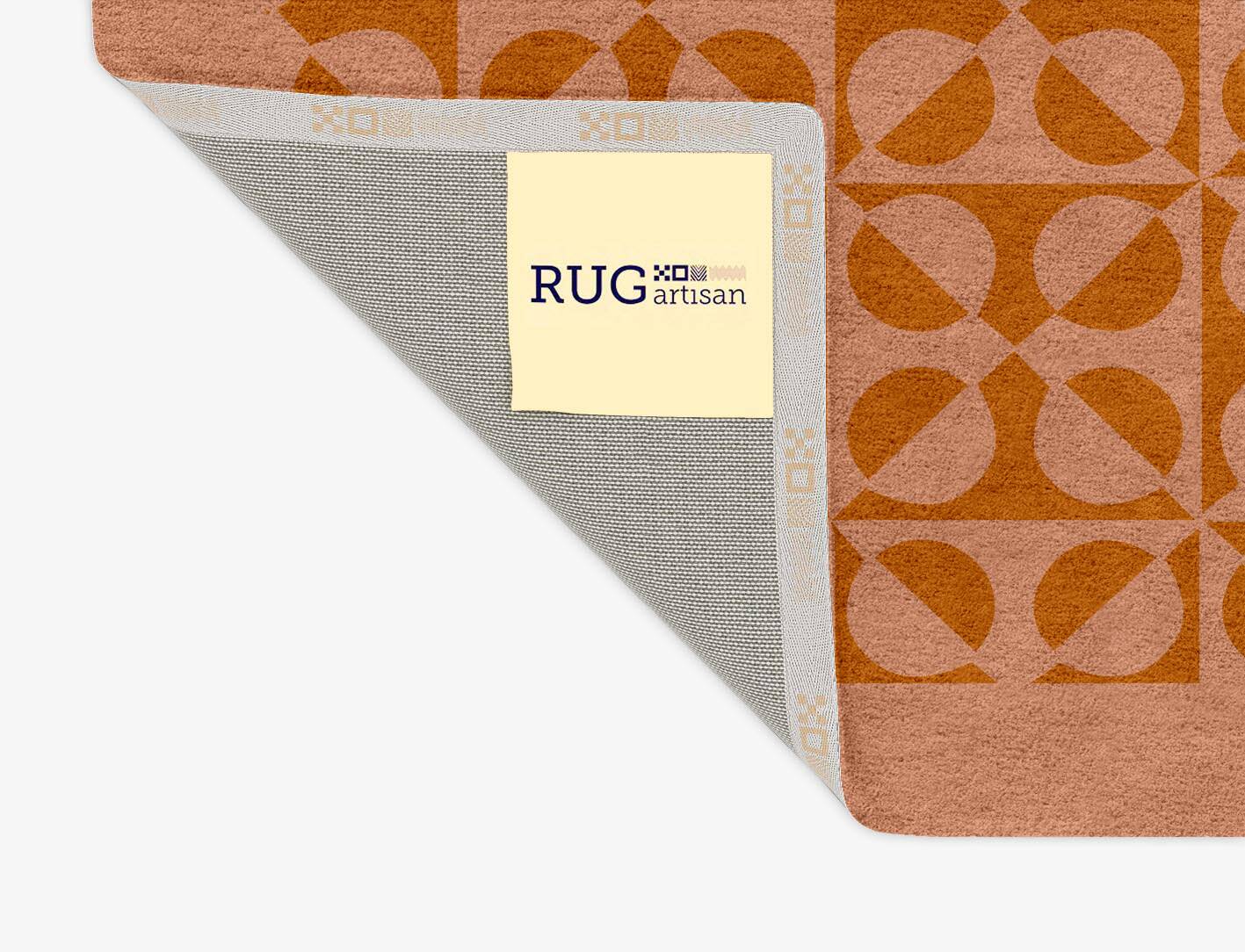 Crescent Geometric Rectangle Hand Tufted Pure Wool Custom Rug by Rug Artisan