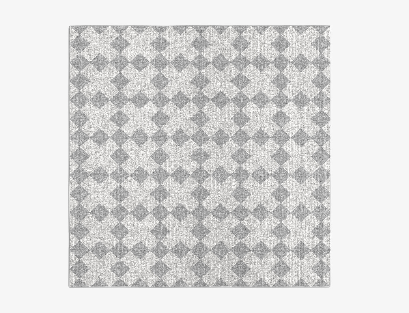 Crosscut Geometric Square Flatweave New Zealand Wool Custom Rug by Rug Artisan