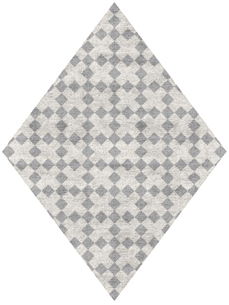 Crosscut Geometric Diamond Hand Tufted Bamboo Silk Custom Rug by Rug Artisan